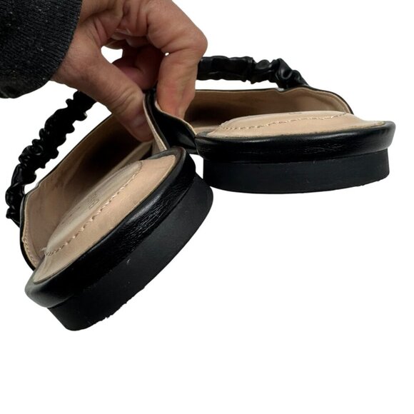 Bandolino Sonny Black Pointed Toe Comfort Flat Mules Women's Size 10 - Picture 9 of 12